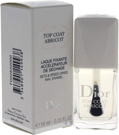 christian dior top coat abricot 10 m|Top Coat Abricot .